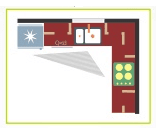 L Shape Modular Kitchen