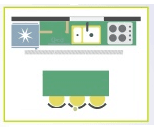 Island Steel Modular Kitchen