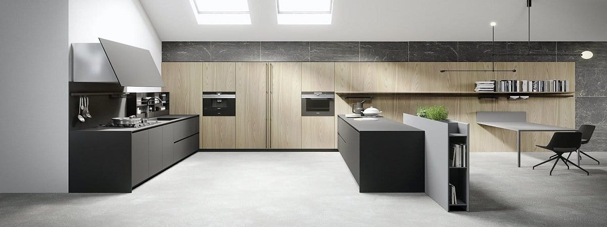 gallery shape kitchen