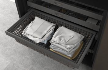 Clothes basket for HDHMR wardrobes in India termite free