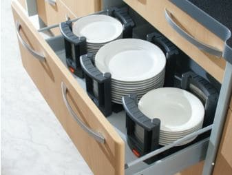 Stainless Steel Kitchen Superior quality Dish organiser from Blum