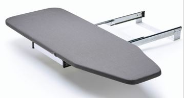 Cost effective Wooden Wardrobes with Acryallic shutters concealed ironing board