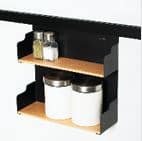 Beautful Modular Kitchens Stainless Steel Wooden Kitchens Double shelf
