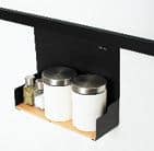 Single Shelf Luxury Stainless Kitchen and Wardrobes Blu fittings